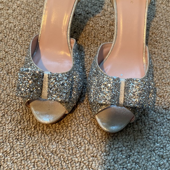 Kate Spade Silver Sela Heels in size 10 - Picture 2 of 15